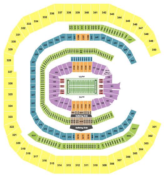 Mercedes-Benz Stadium SEC Football Championship Seating Chart